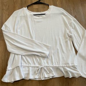 GAP white blouse / worn shirt size M